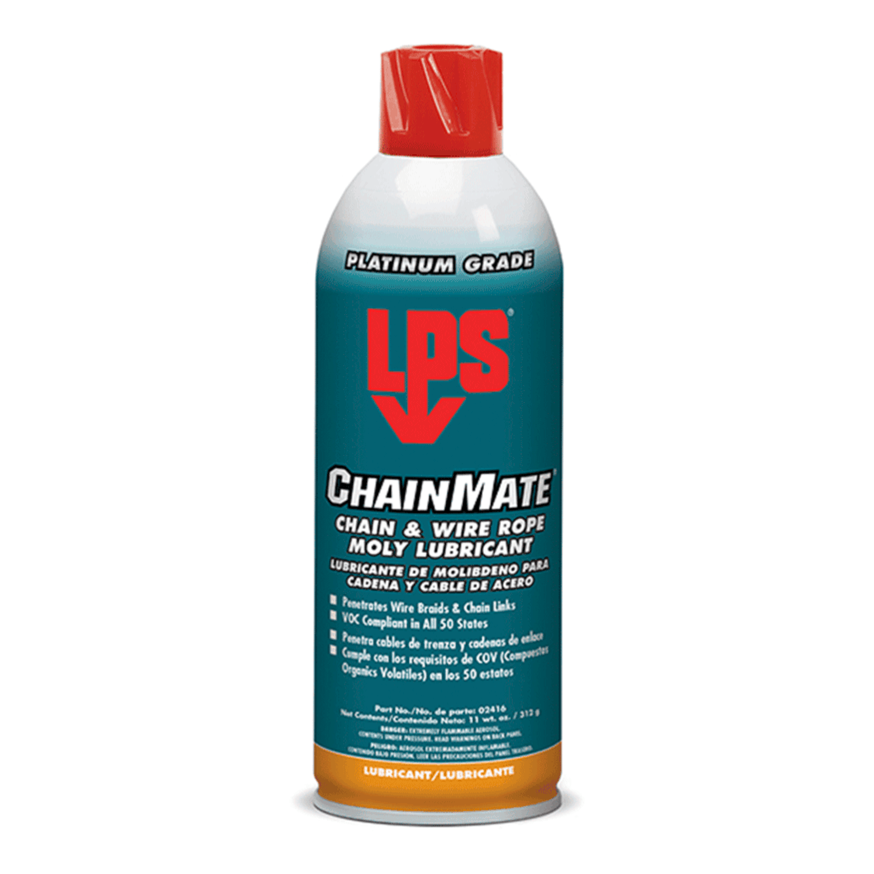 LPS CHAINMATE CHAIN & WIRE ROPE LUBRICANT | LUBRICANTE PARA CADENAS 02416