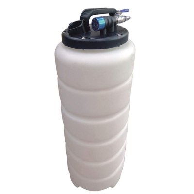 Westward Evacuador de Líquidos neumático de 4 gal, color blanco, con carcasa de plástico resistente y manguera incluida.