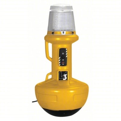 Luz LED de trabajo WOBBLE LIGHT 15,000 lm con iluminación 360° y base autoestable.