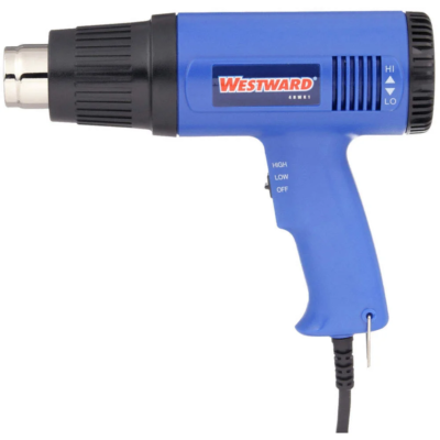 Westward Pistola de Calor 1200W con control de temperatura variable y carcasa de policarbonato