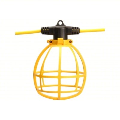 Luz de trabajo en cadena SOUTHWIRE de 100 pies con 10 casquillos E26.
