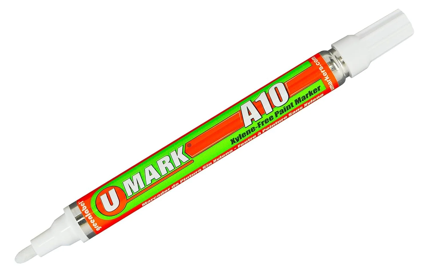 Marcador permanente para metales U-Mark A10 blanco de 13 ml
