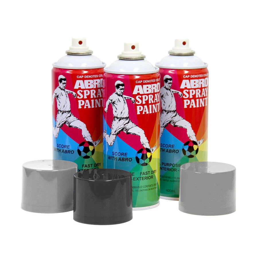 Pintura en spray Alta Temperatura ABRO de 400 ML – Acabado uniforme, rápido y duradero.