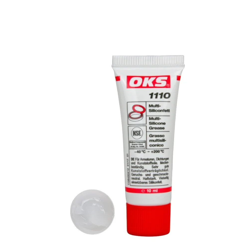 OKS 1110 grasa de silicona alimentaria multiusos NLGI-3 incolora 10 ml