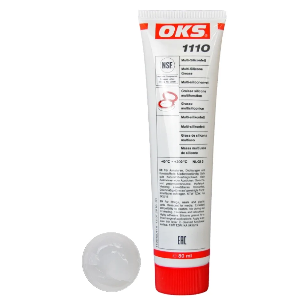 OKS 1110 grasa de silicona alimentaria NLGI-3 80 ml