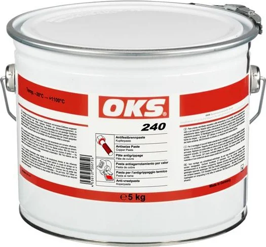 OKS 240 pasta de cobre antiadherente de 5 kg para conexiones industriales
