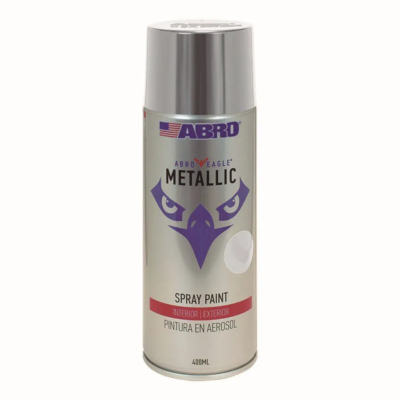ABRO Pintura en Spray Plata Metálico 400 ML 002C