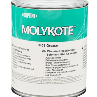 Molykote 3452 1 kg – Grasa de fluorosilicona para válvulas industriales