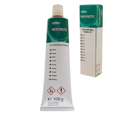 Pasta Molykote CU-7439 Plus V1 de 100 g para altas temperaturas y cargas