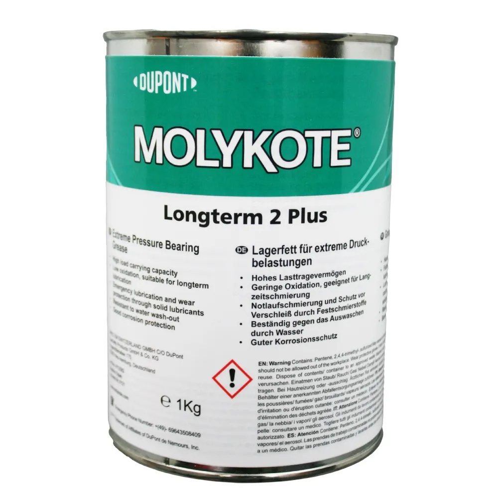 Grasa Molykote Longterm 2 Plus de 1 kg para lubricación de extrema presión