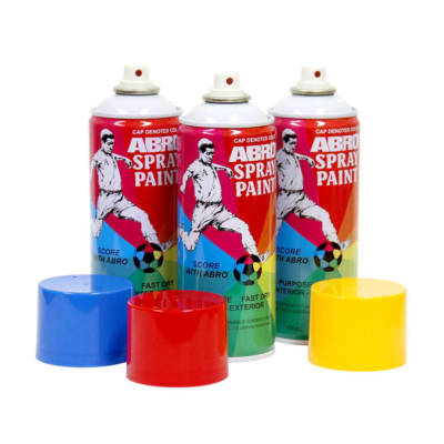 Pintura en spray ABRO de 400 ML – Acabado uniforme, rápido y duradero.