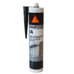 Sellador de silicona acético Sika Sikasil IA Negro 280 ml para juntas y acristalamientos
