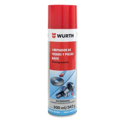 Limpiador de Frenos y Piezas Wurth Basic 500 ml