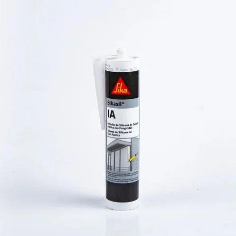Sellador de silicona Sika Sikasil IA Blanco 280 ml para juntas y acristalamientos