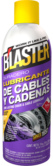 lubricante para cables y cadenas industrial 11 oz