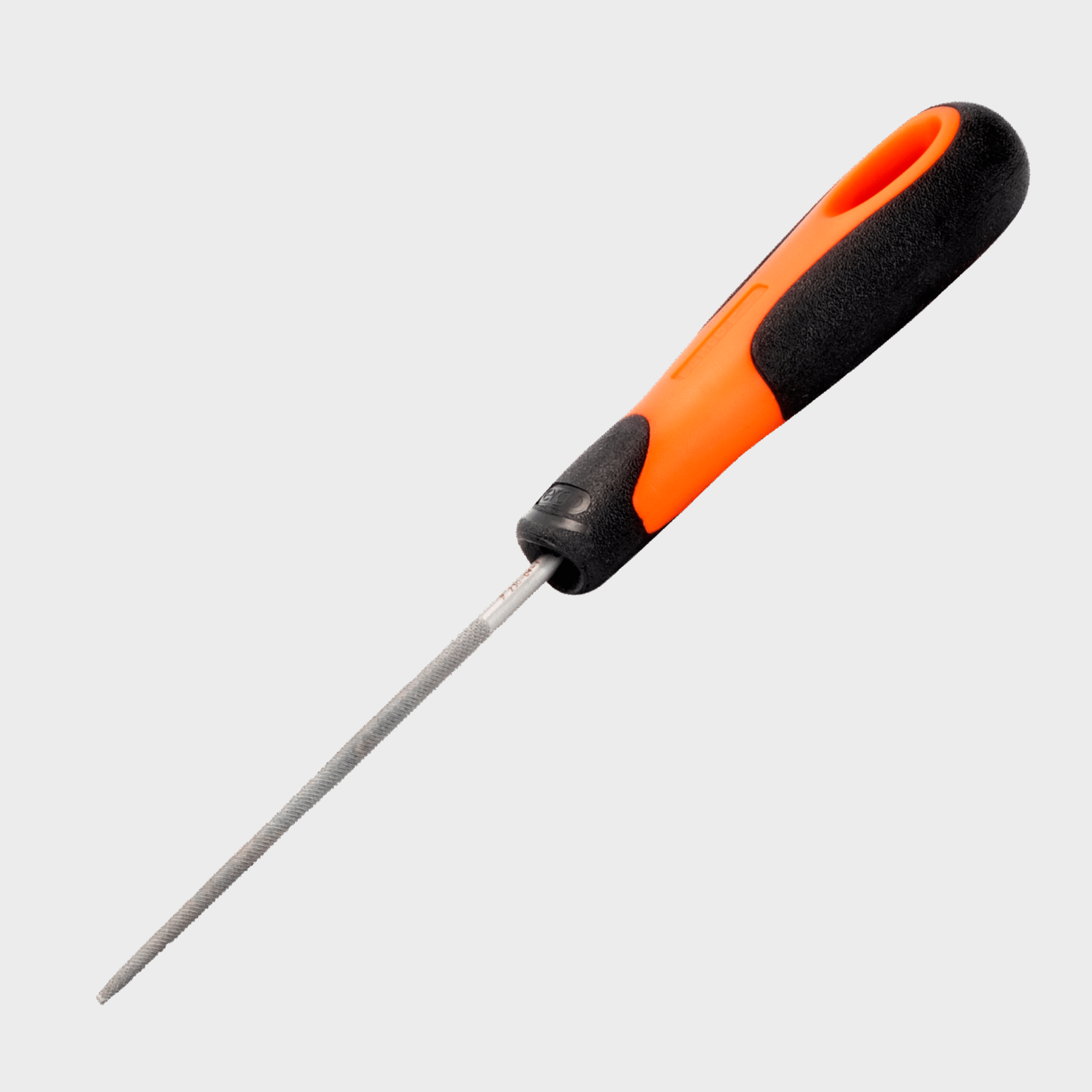 Lima mecánica redonda Bahco con mango ergonómico modelo 1-230 para superficies cóncavas