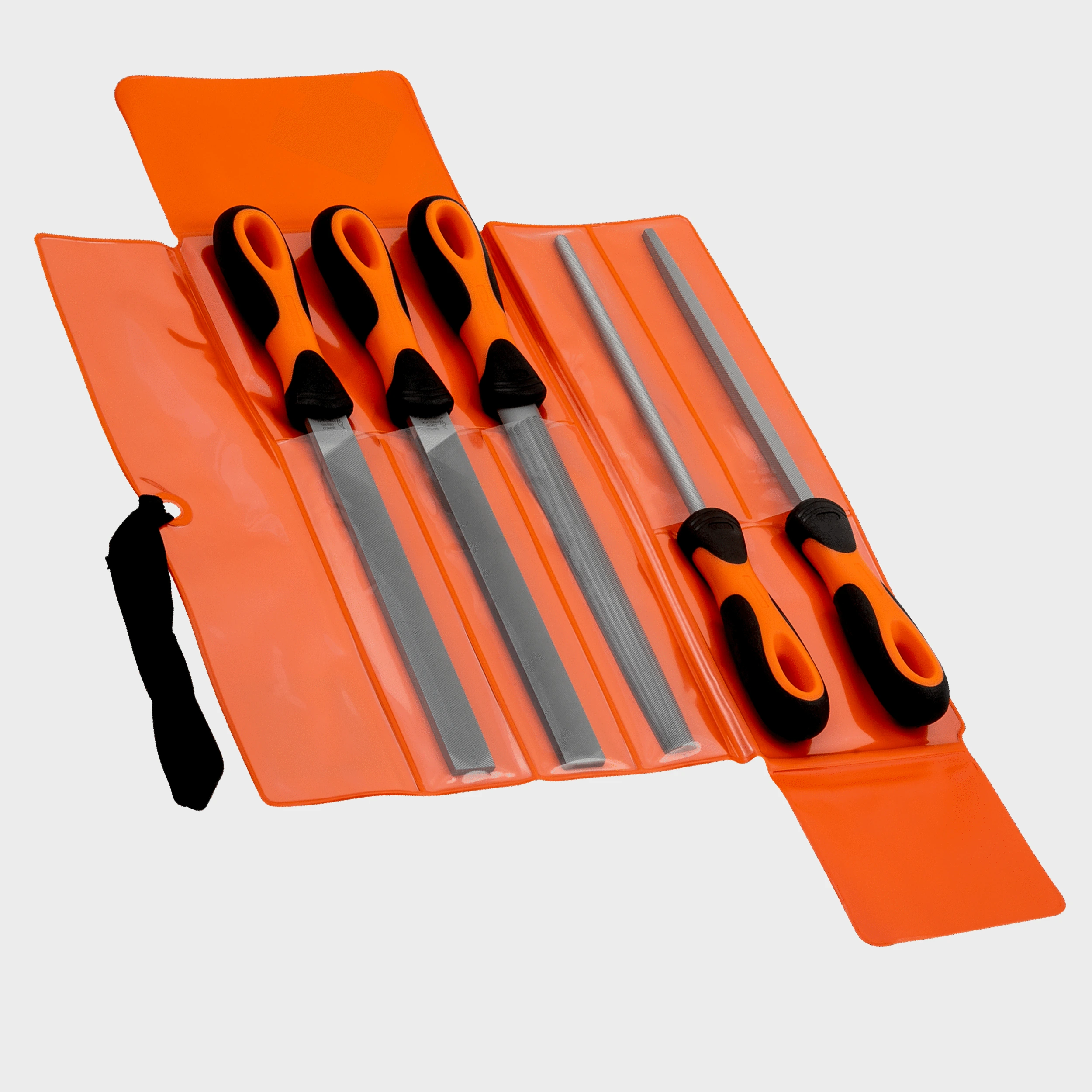 Set de limas mecánicas Bahco 8 pulgadas con mango ergonómico modelo 1-478-08-1-2