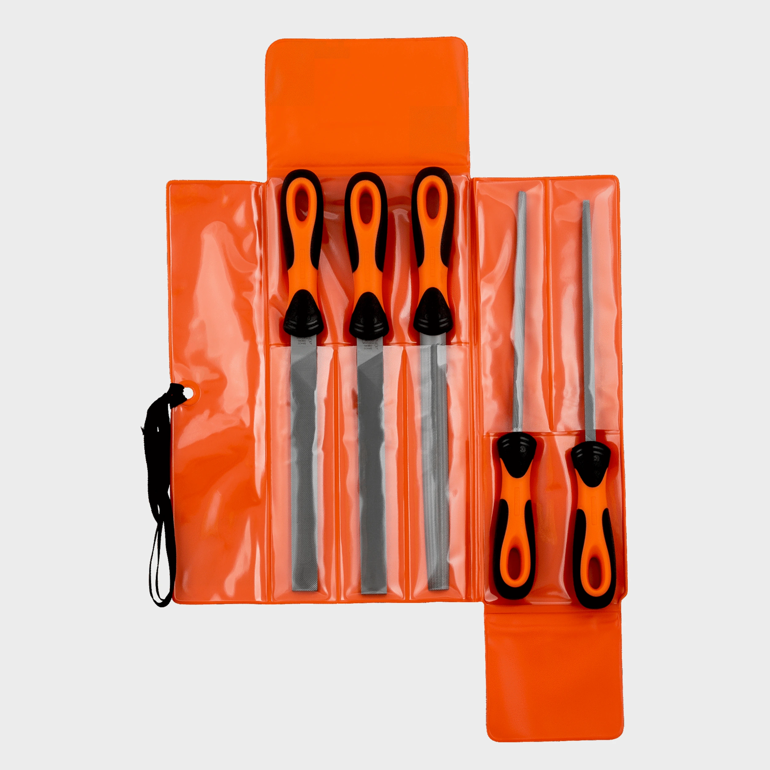 Set de limas mecánicas Bahco 8 pulgadas con mango ergonómico modelo 1-478-08-1-2