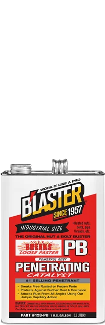 penetrante aflojatodo industrial para piezas oxidadas galon