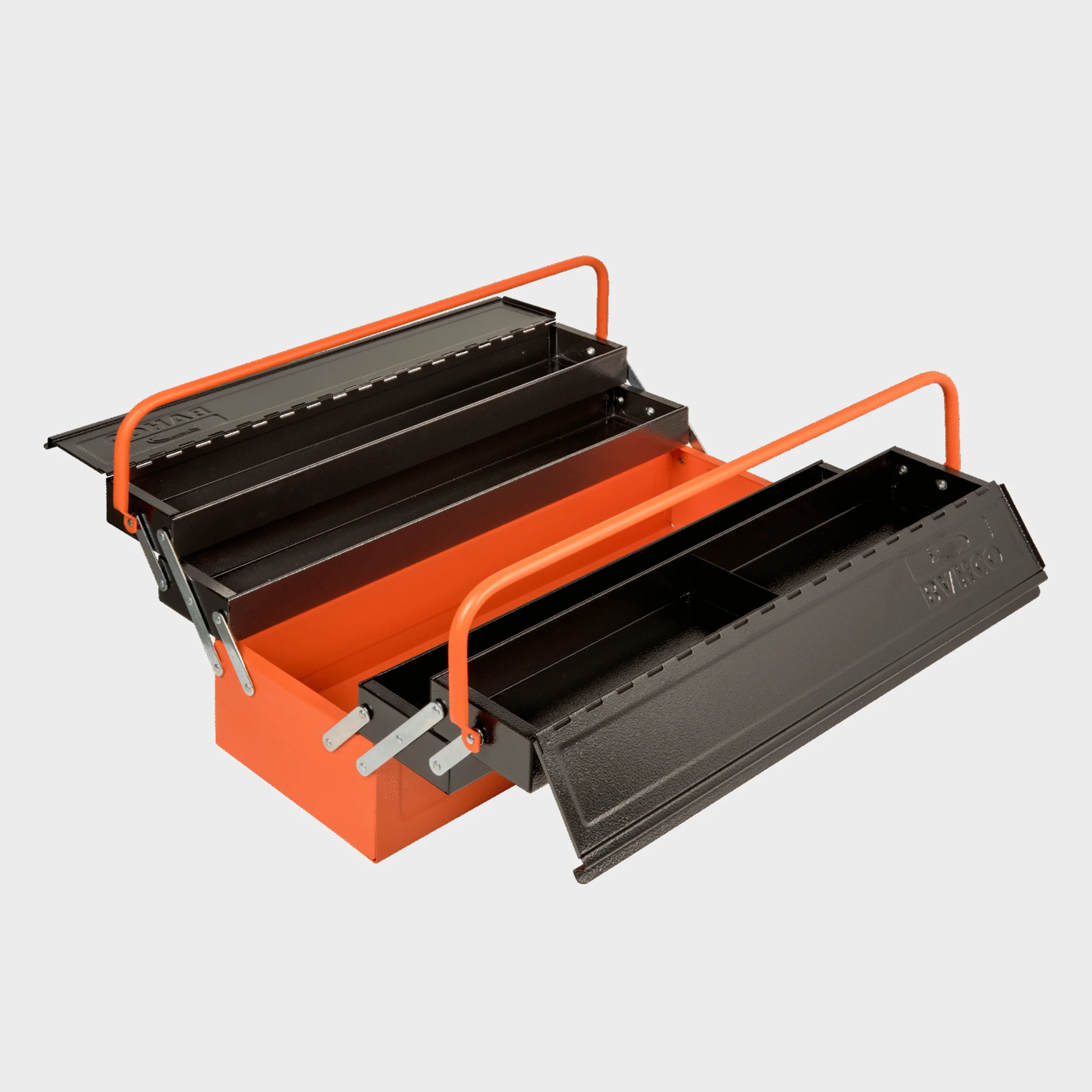 caja metálica portaherramientas Bahco 1497MBF550 3 compartimentos