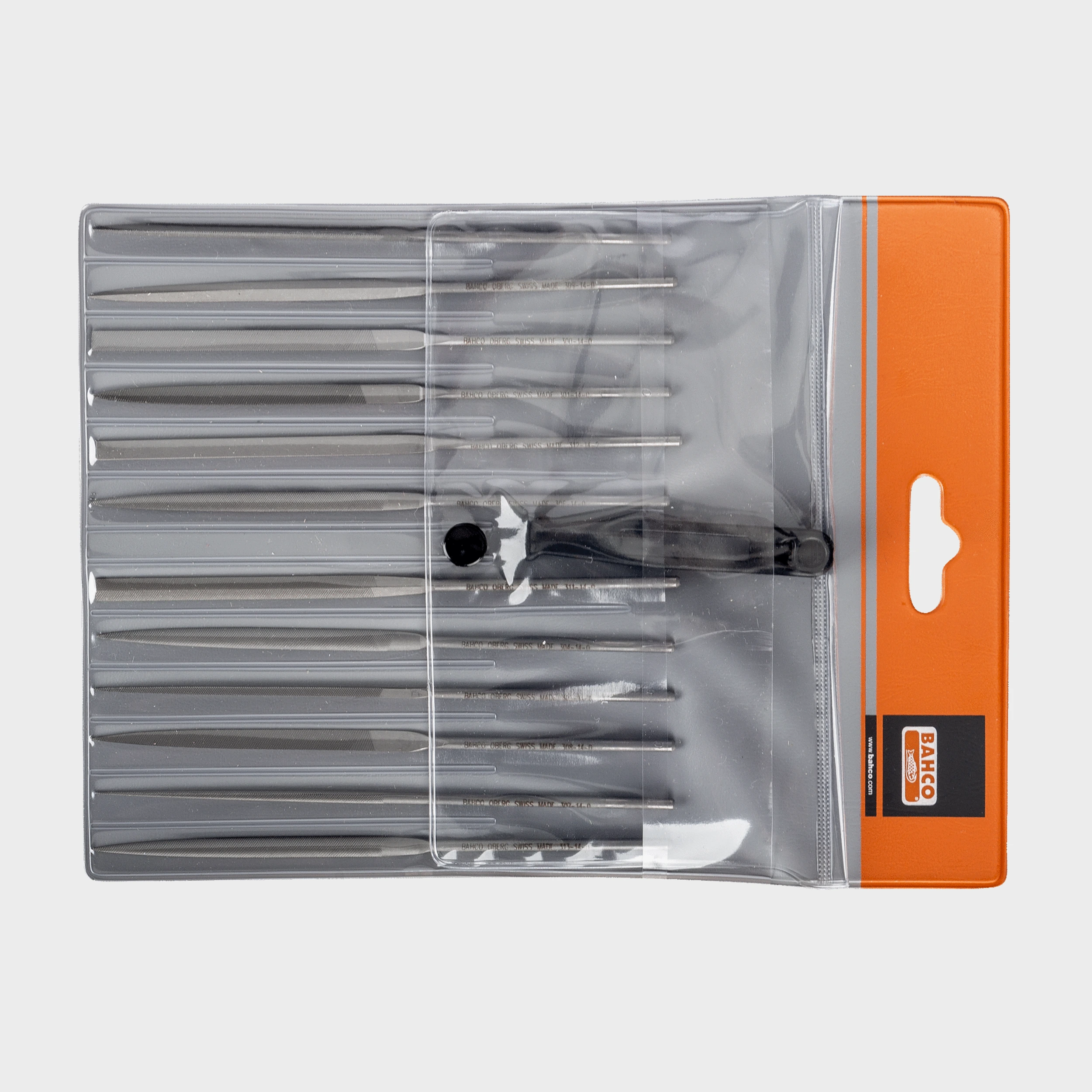 Juego de limas aguja Bahco 6 pulgadas fino modelo 2-472 con estuche plástico