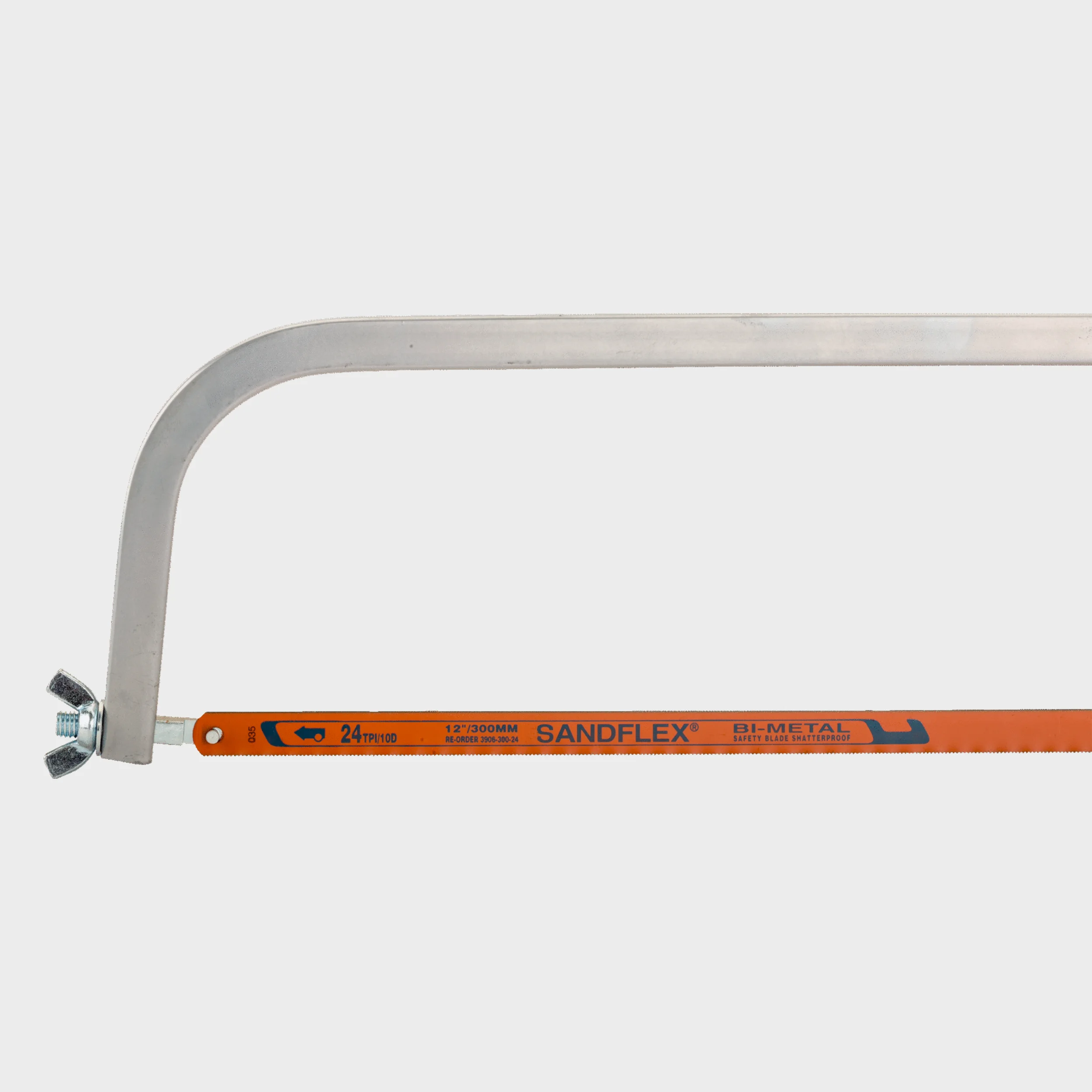 arco de sierra económico Bahco Sandflex 306 con hoja bimetálica 24 TPI