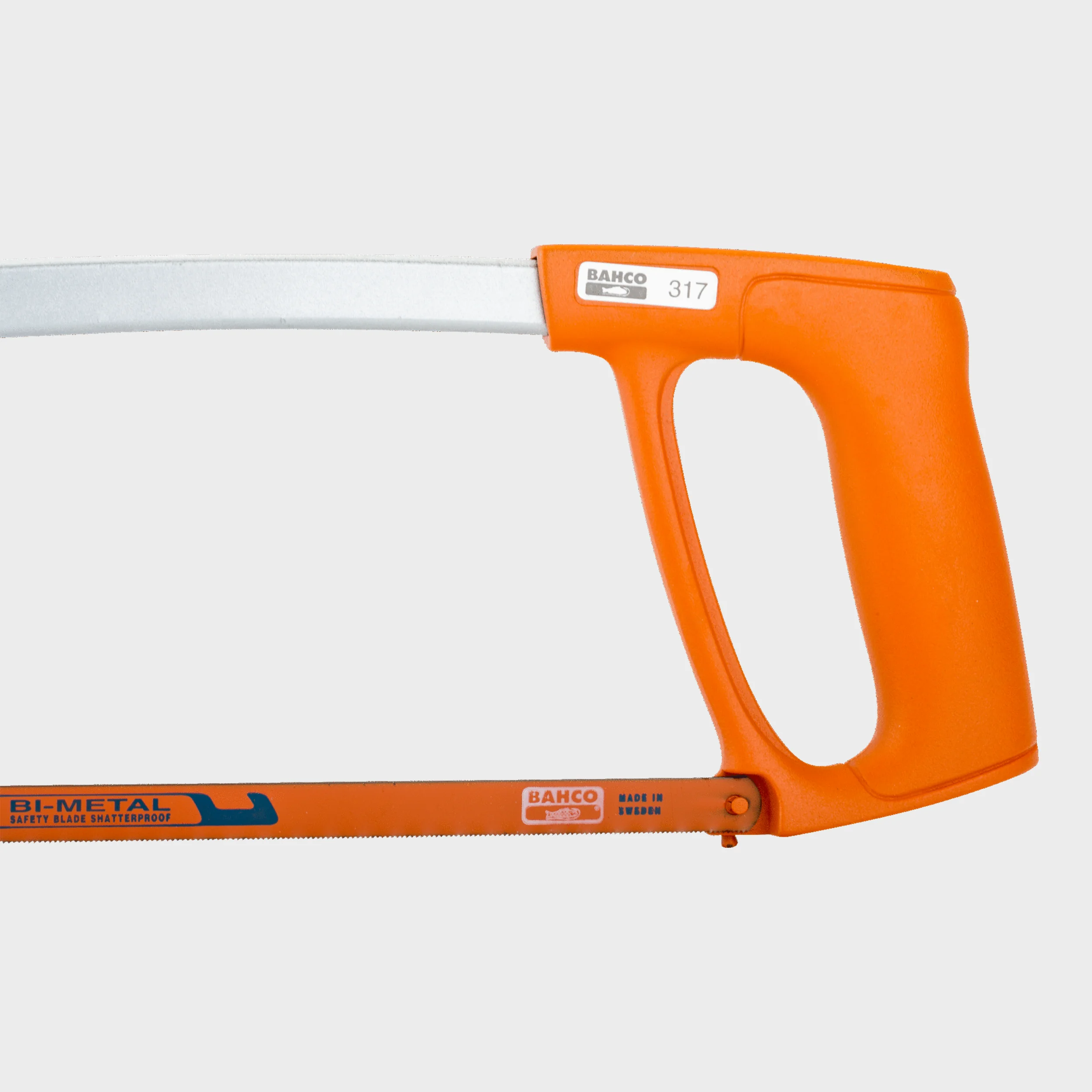 arco de sierra Bahco Sandflex 317 con hoja bimetálica 24 TPI para corte de metal