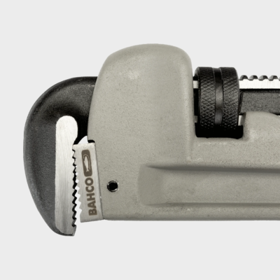 Llave Stillson de aluminio Bahco modelo 380 ligera y resistente para tuberías