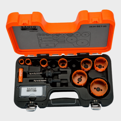 BAHCO SET DE SIERRAS COPA BIMETÁLICA DE 16-64 MM | 3834-SET-95 - Imagen 3