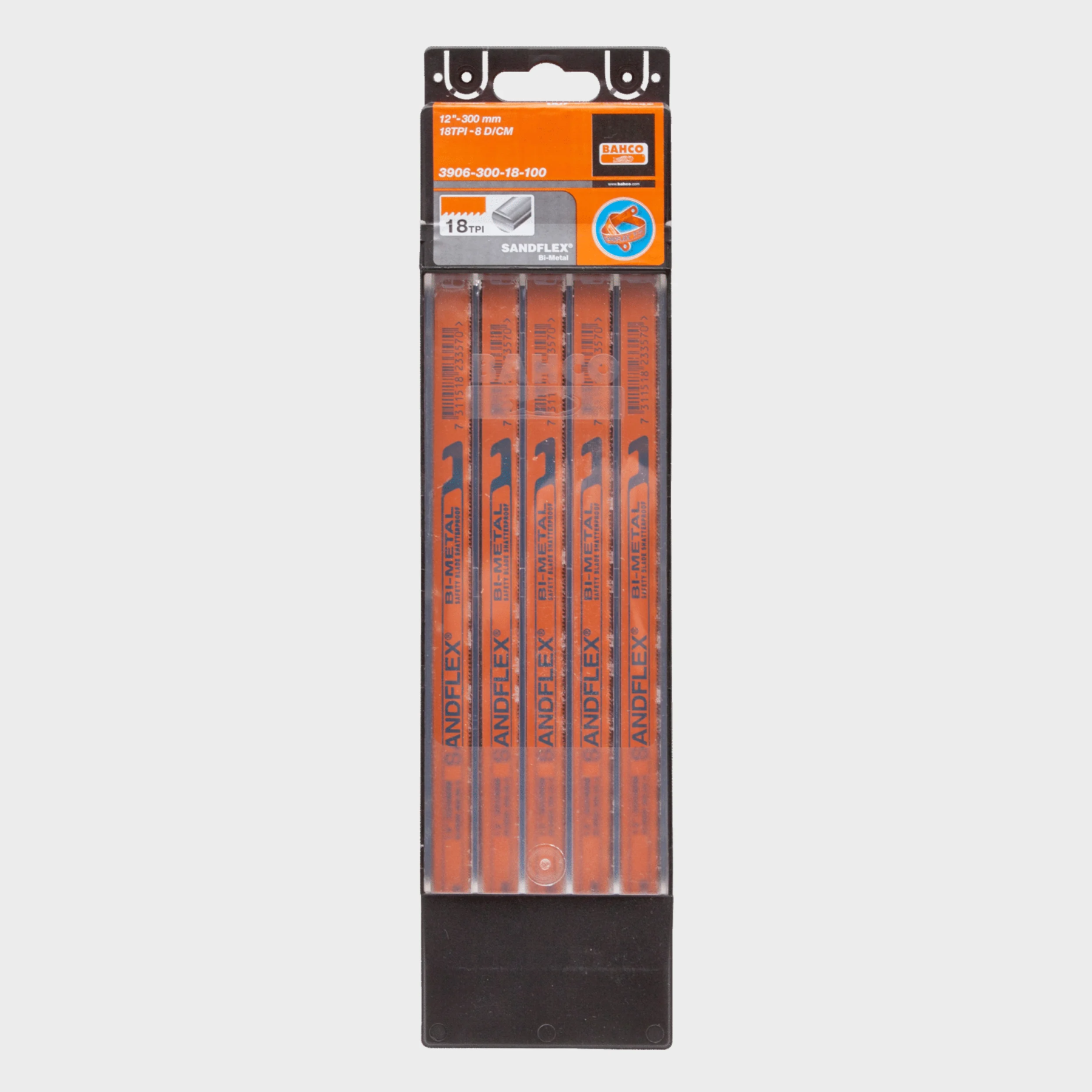 hoja de sierra manual bimetálica Bahco Sandflex 3906 para corte de metal
