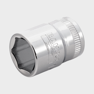 Dado hexagonal Bahco 7400SM encastre 3/8 cromado punta fina