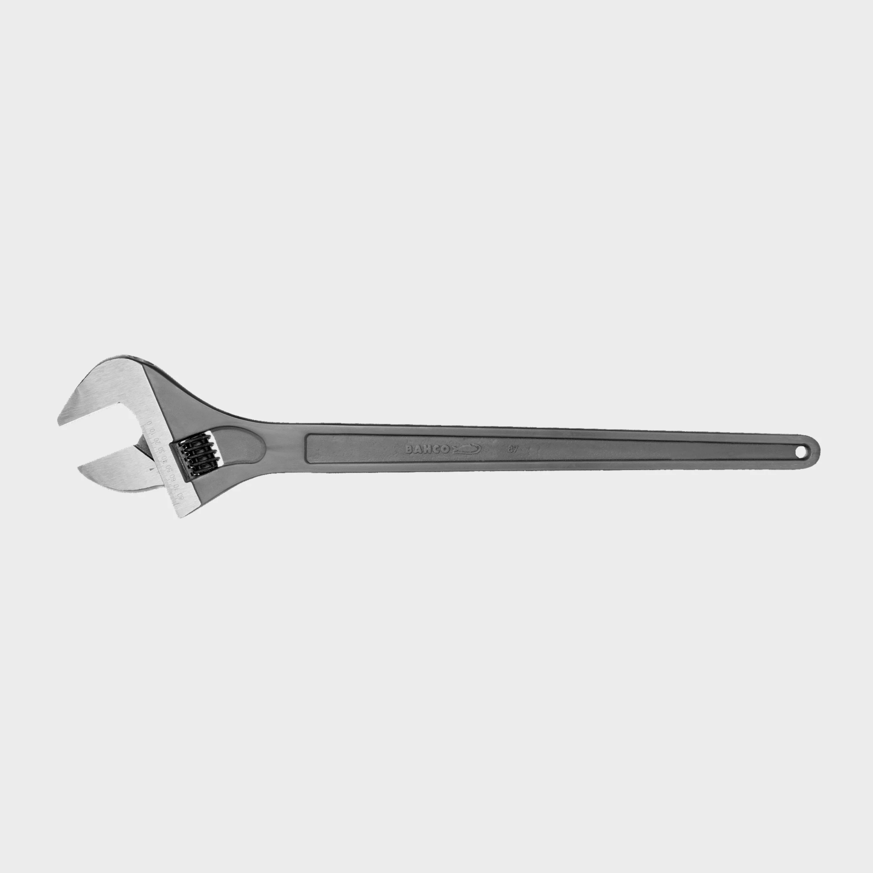 llave ajustable Bahco fosfatada 86/87 de acero aleado con escala en mm