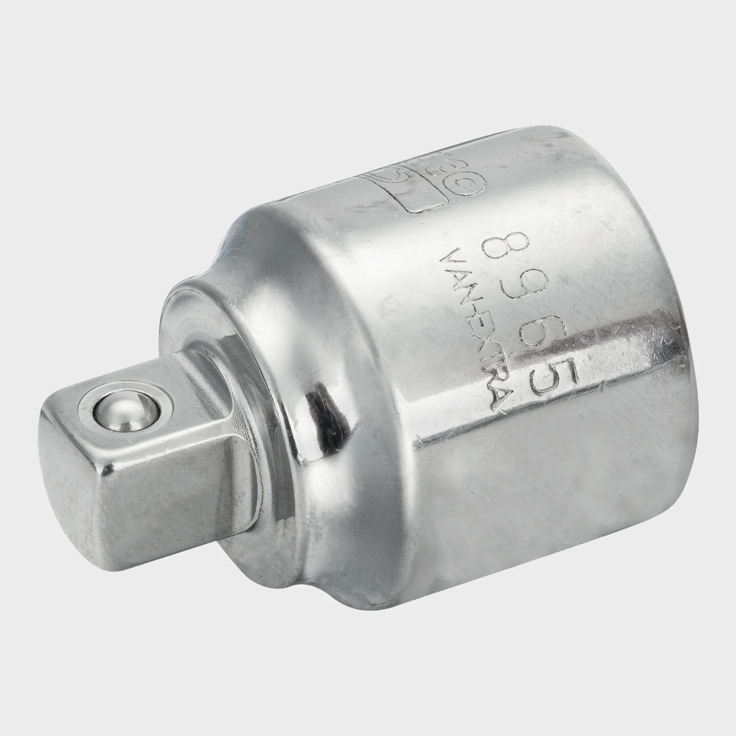 Adaptador Bahco 8965 macho 1/2 hembra 3/4 de acero pulido