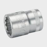 Dado poligonal Bahco A7400DZ encastre 3/8 pulgadas paredes delgadas