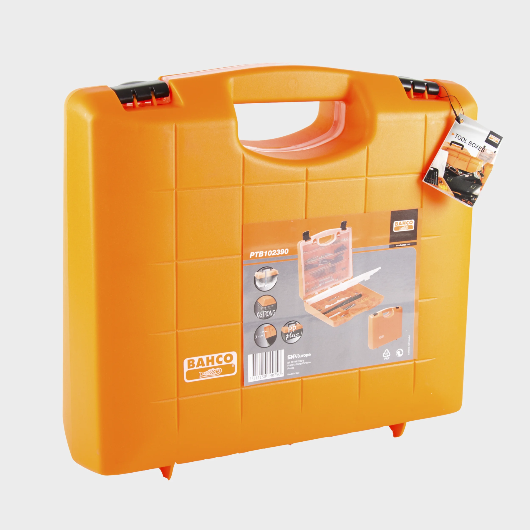 Bahco caja de herramientas resistente PTB102390 caja de herramientas Bahco PTB102390 resistente PP Plus