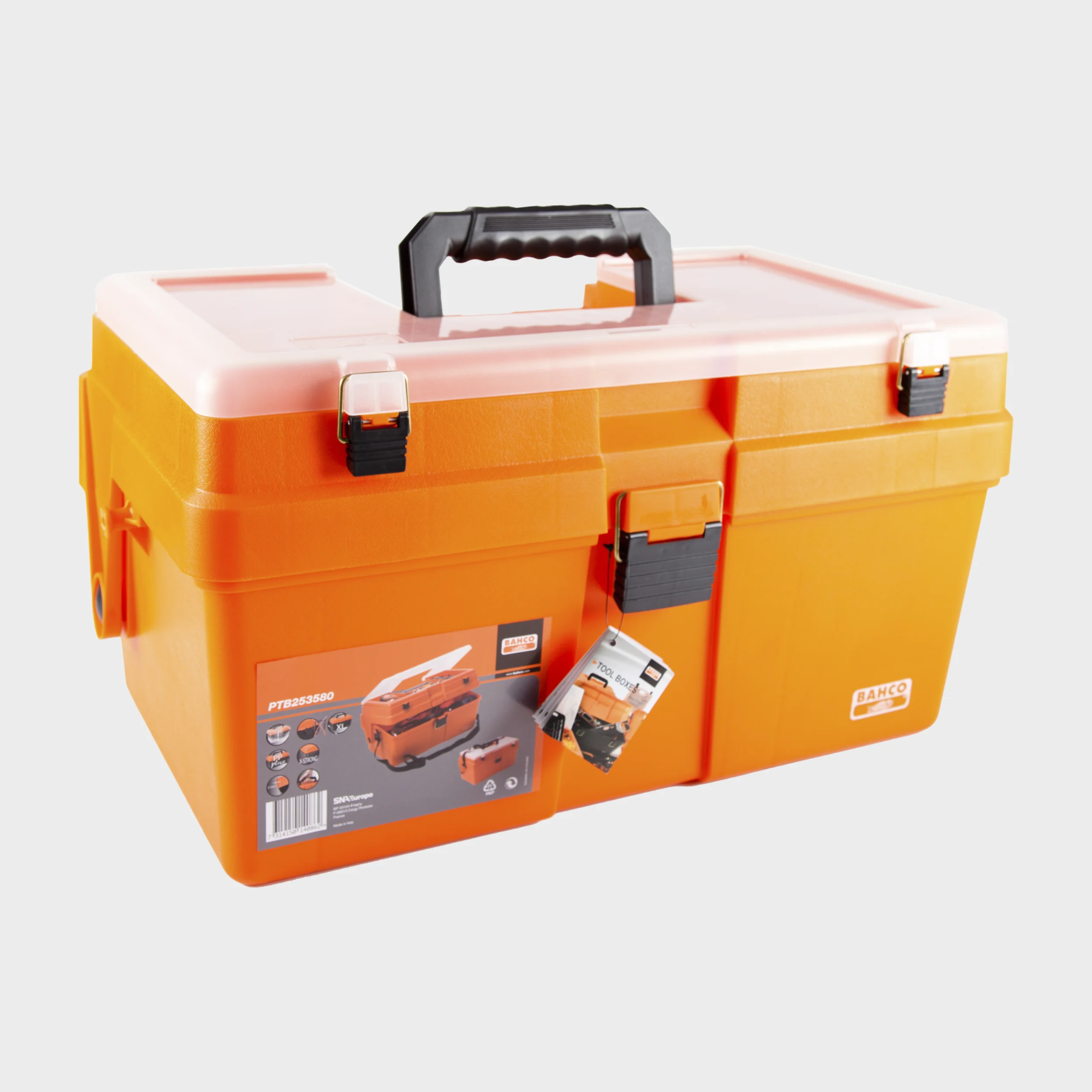 Bahco caja de herramientas alta resistencia PTB253580 caja de herramientas Bahco PTB253580 industrial PP Plus
