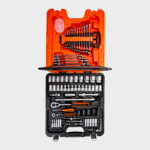 Set de dados Bahco S108 de 108 piezas en milímetros con encastre 1/4 y 1/2