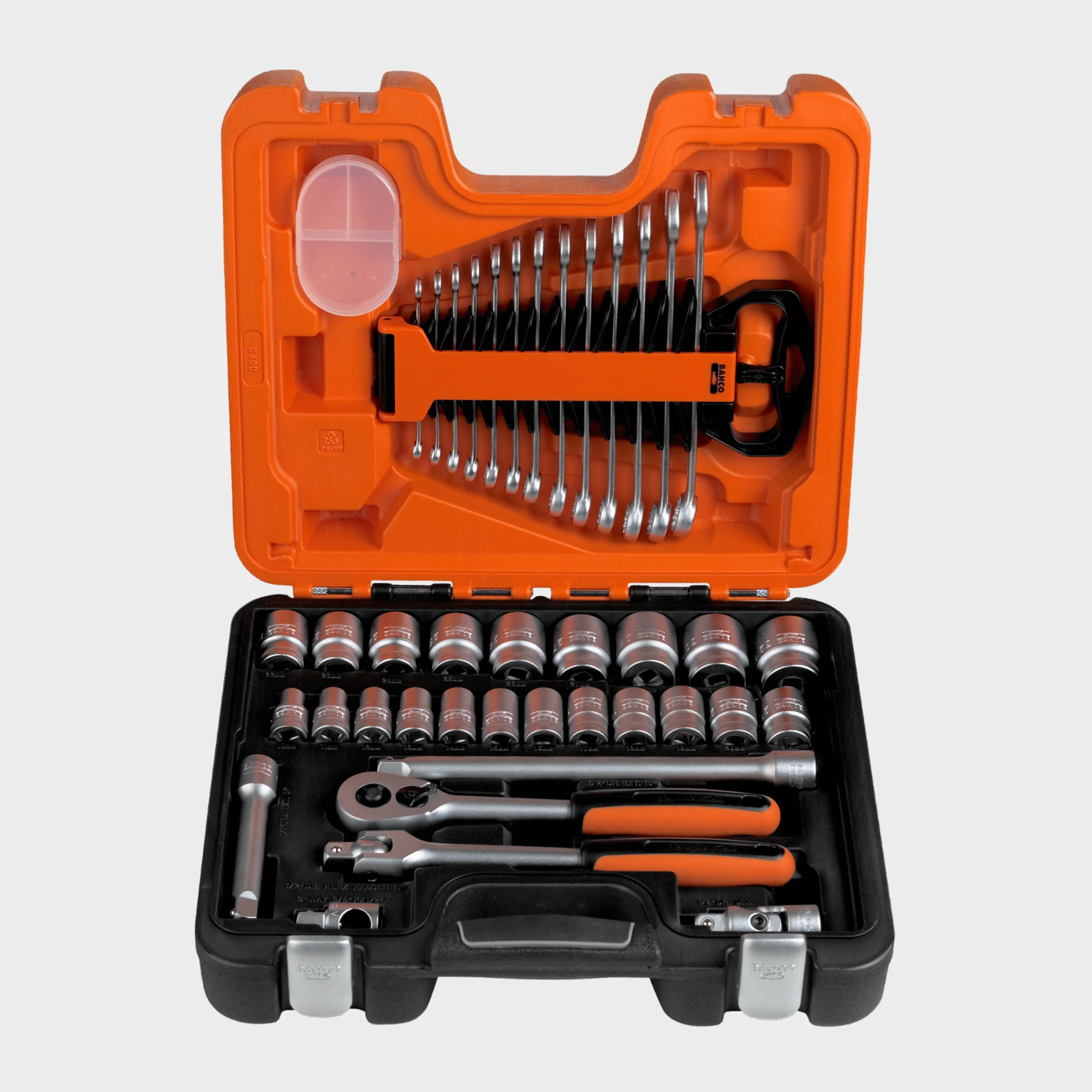 BAHCO SET DE DADOS S400 1/2 40 PIEZAS MM Set de dados Bahco S400 de 1/2 con 40 piezas en milímetros