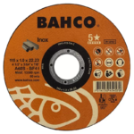 disco de corte Bahco 5 pulgadas plano para acero inoxidable modelo 3911