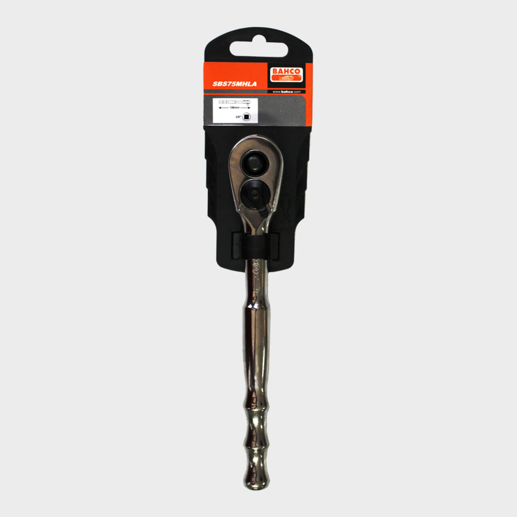 BAHCO RATCHET SBS MANGO METALICO 3/8 1/2 Ratchet Bahco SBS con mango metálico y botón expulsor de dados