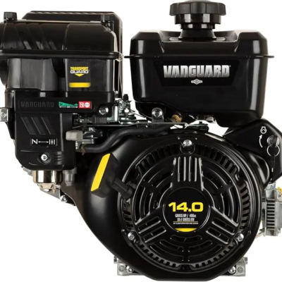 Motor horizontal Briggs & Stratton Vanguard 14 HP 408 CC para maquinaria industrial, agrícola y de construcción.
