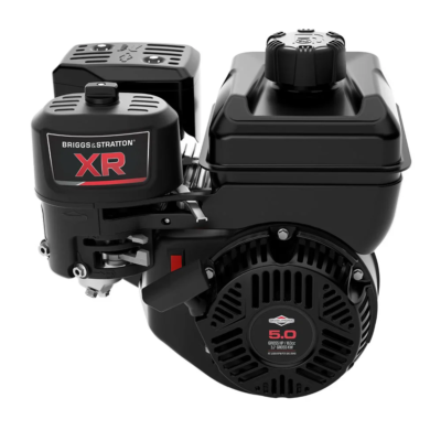 Motor horizontal Briggs & Stratton XR 5.0 HP 163 CC con tecnología OHV y camisa de hierro fundido.